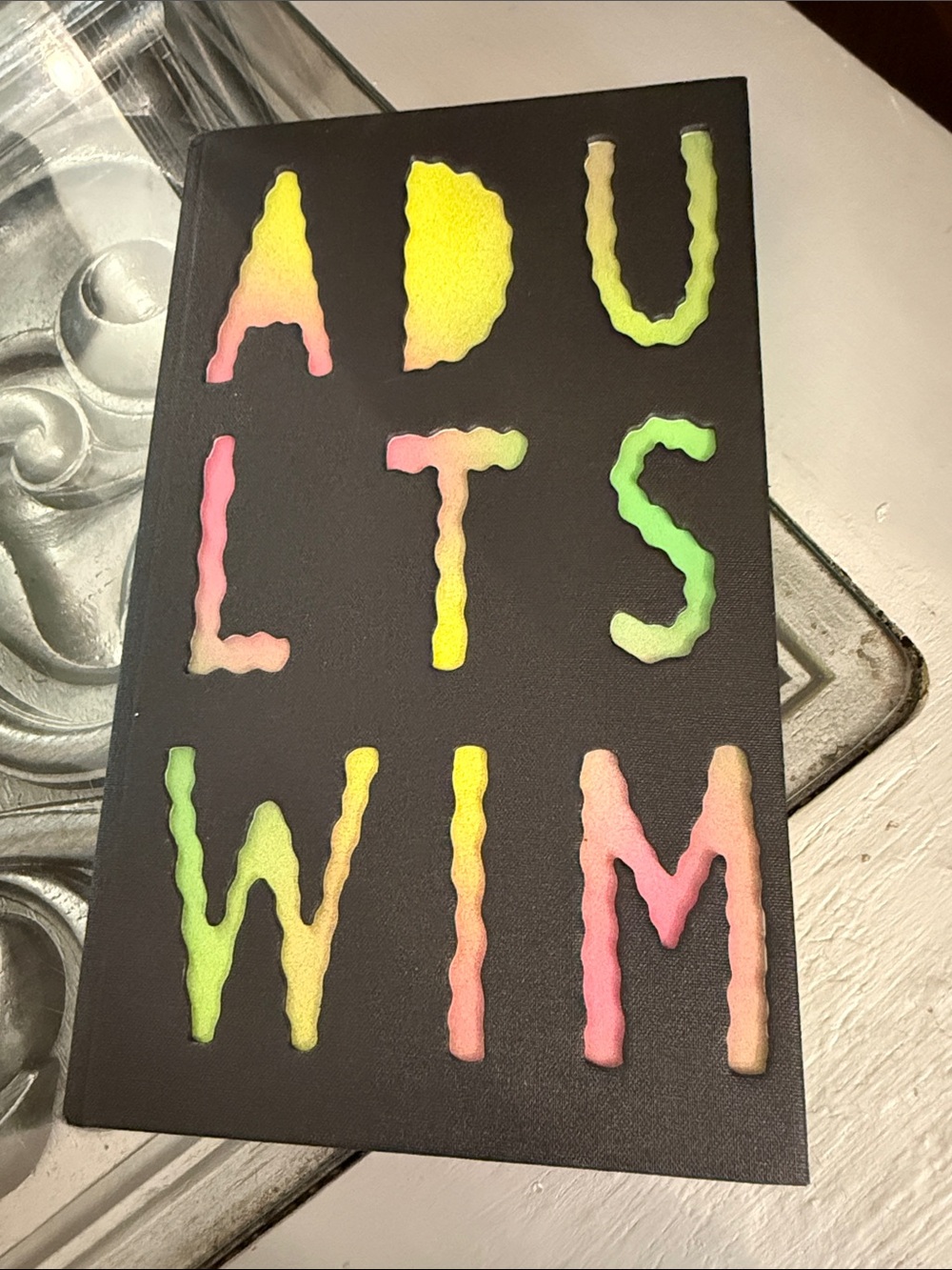 Adult Swim Cartoon Network Black Neon Small 8.5 x 5.5” Notebook
